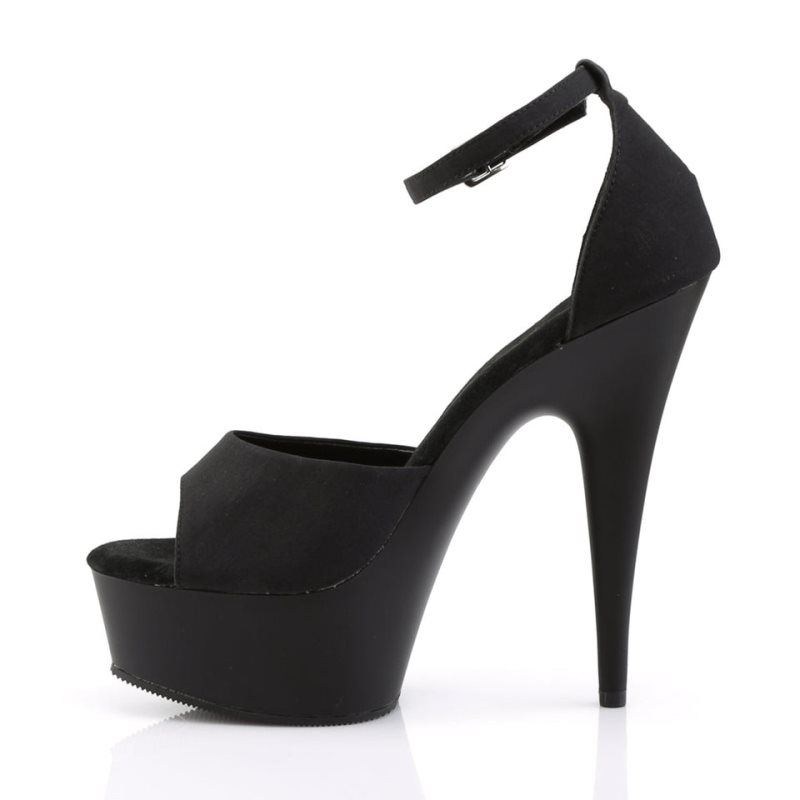 Talons Pleaser Delight-618PS Femme Noir | PARIS FRLOAIFR