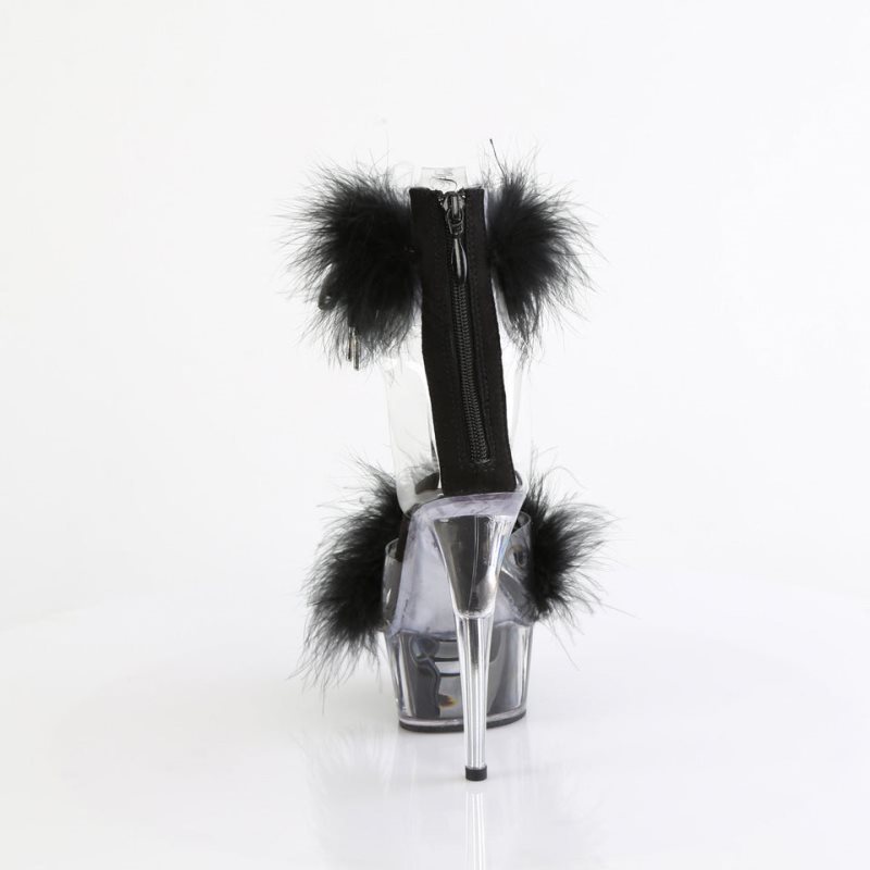 Talons Pleaser Delight-624F Femme Noir | FRANCE FRFHDVKE