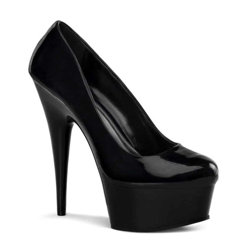 Talons Pleaser Delight-685 Femme Noir | FRANCE FRAVDKOW