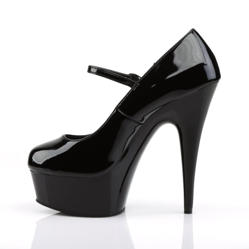 Talons Pleaser Delight-687 Femme Noir | PARIS FREQBCDT