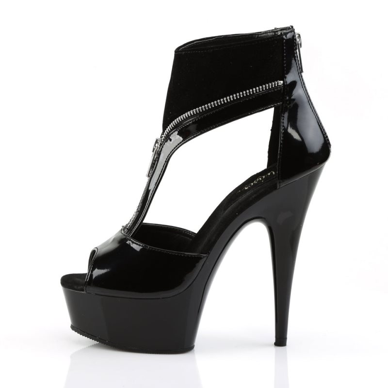 Talons Pleaser Delight-690 Femme Noir | FRANCE FRFKALNX