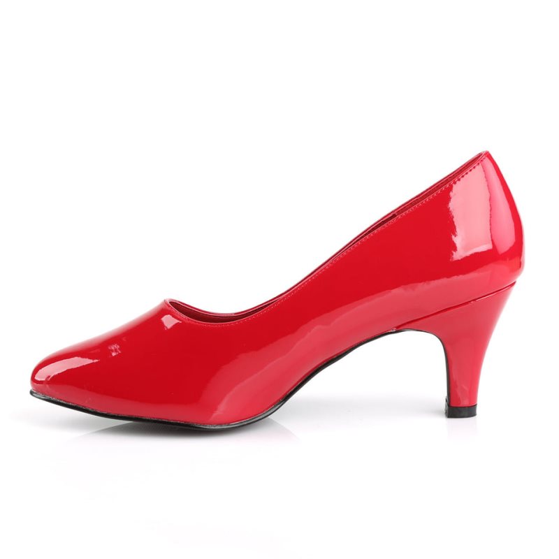 Talons Pleaser Divine-420 Femme Rouge | PARIS FRMWTLKI