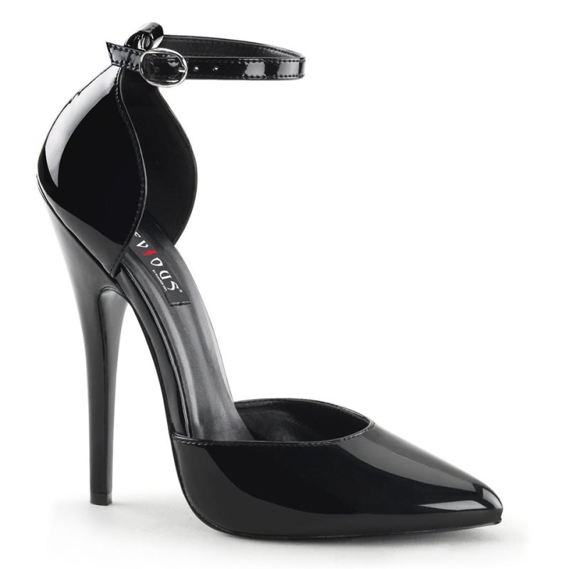 Talons Pleaser Domina-402 Femme Noir | FRANCE FRXWPOAM