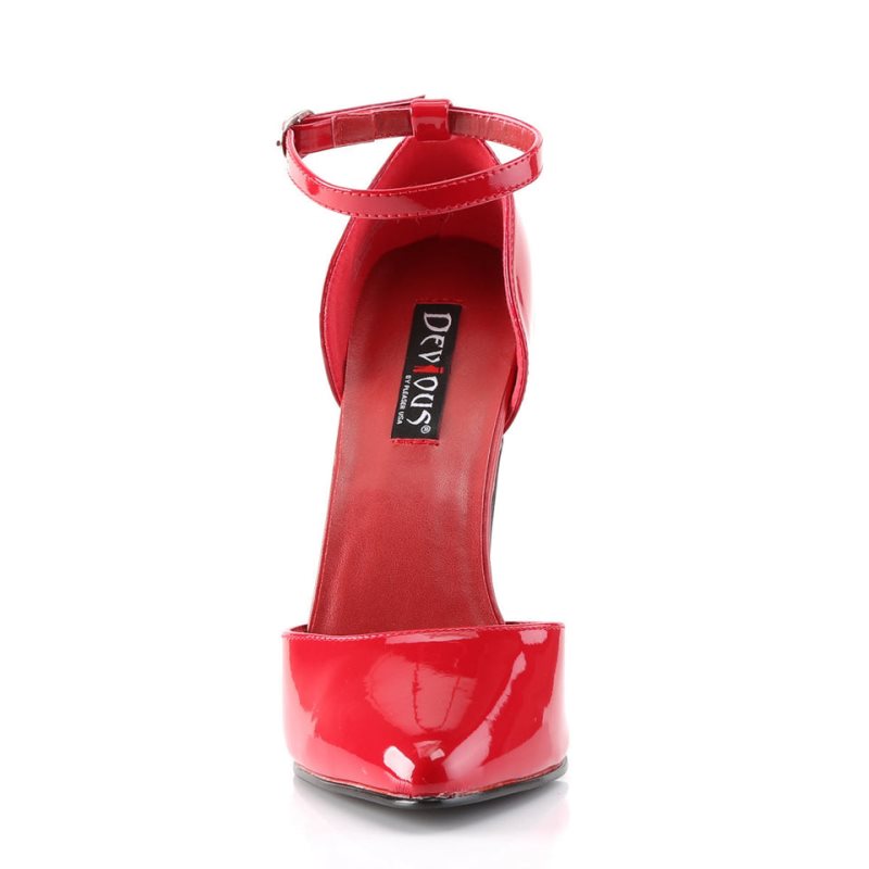 Talons Pleaser Domina-402 Femme Rouge | PARIS FRUMXTNS