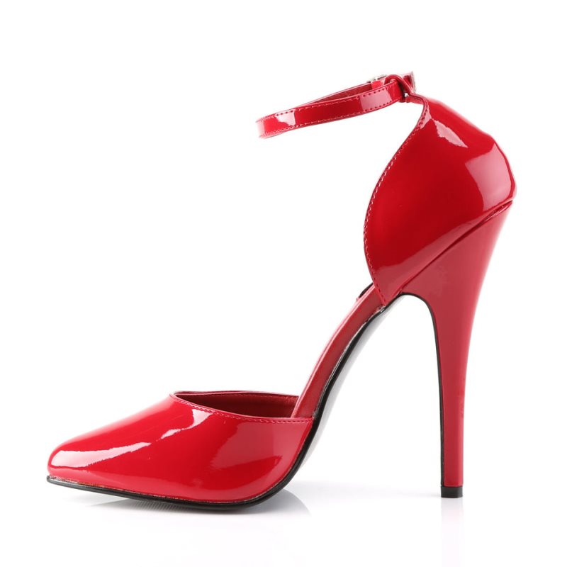 Talons Pleaser Domina-402 Femme Rouge | PARIS FRUMXTNS