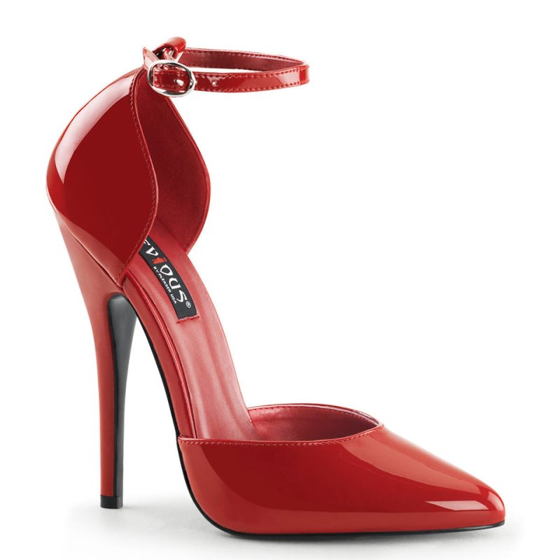 Talons Pleaser Domina-402 Femme Rouge | PARIS FRUMXTNS