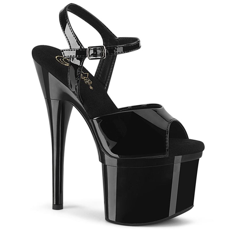 Talons Pleaser Esteem-709 Femme Noir | PARIS FRHIELBY