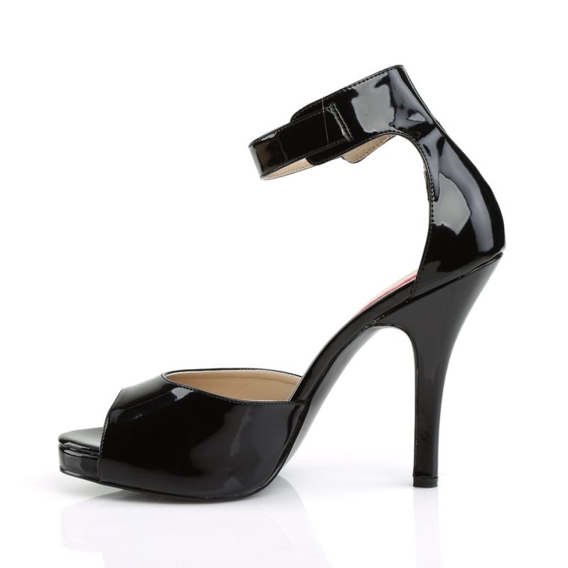 Talons Pleaser Eve-02 Femme Noir | FRANCE FRAPFGQM