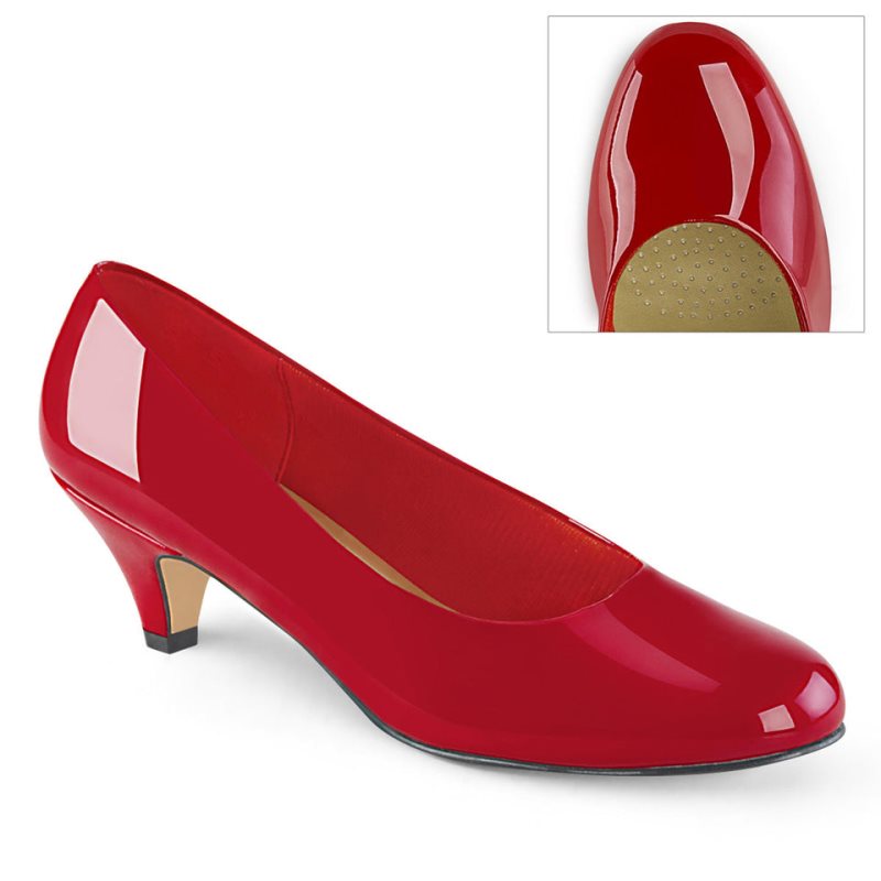 Talons Pleaser Fefe-01 Femme Rouge | FRANCE FRRJZBDM