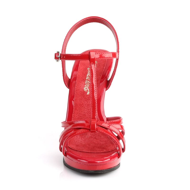 Talons Pleaser Flair-420 Femme Rouge | PARIS FRSFCPYO