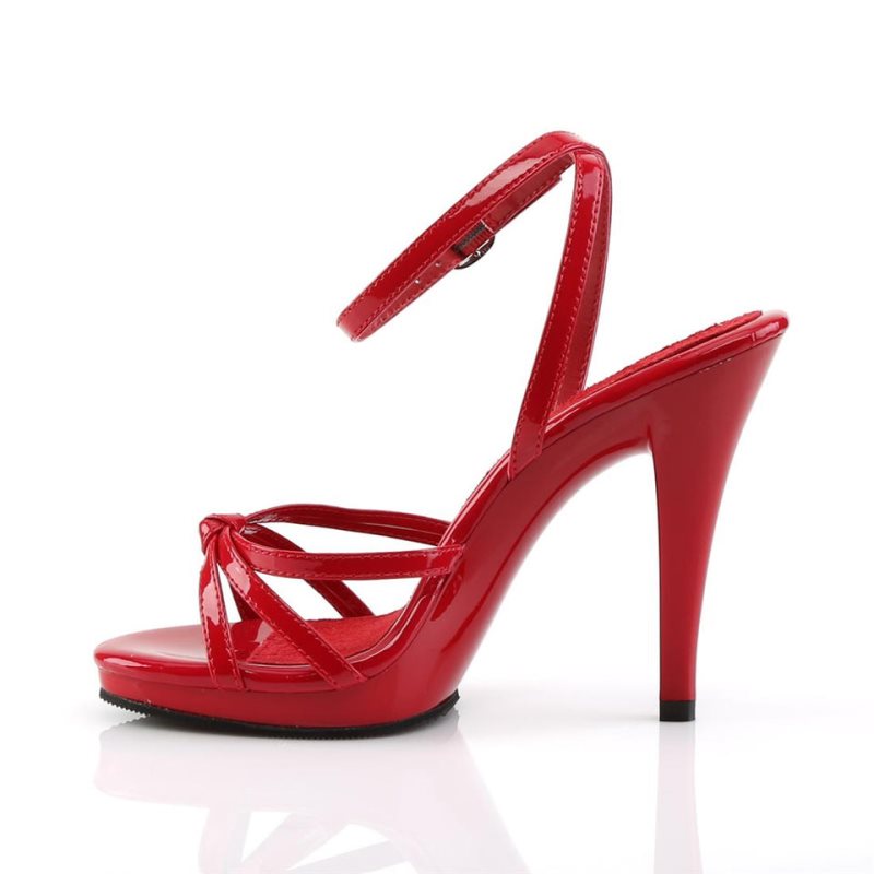 Talons Pleaser Flair-436 Femme Rouge | FRANCE FRSBVMQZ