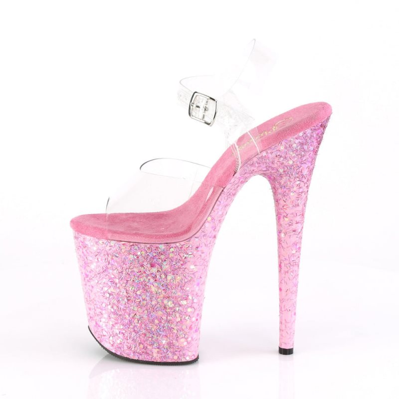 Talons Pleaser Flamingo-808CF Femme Rose | FRANCE FRSEVUCZ