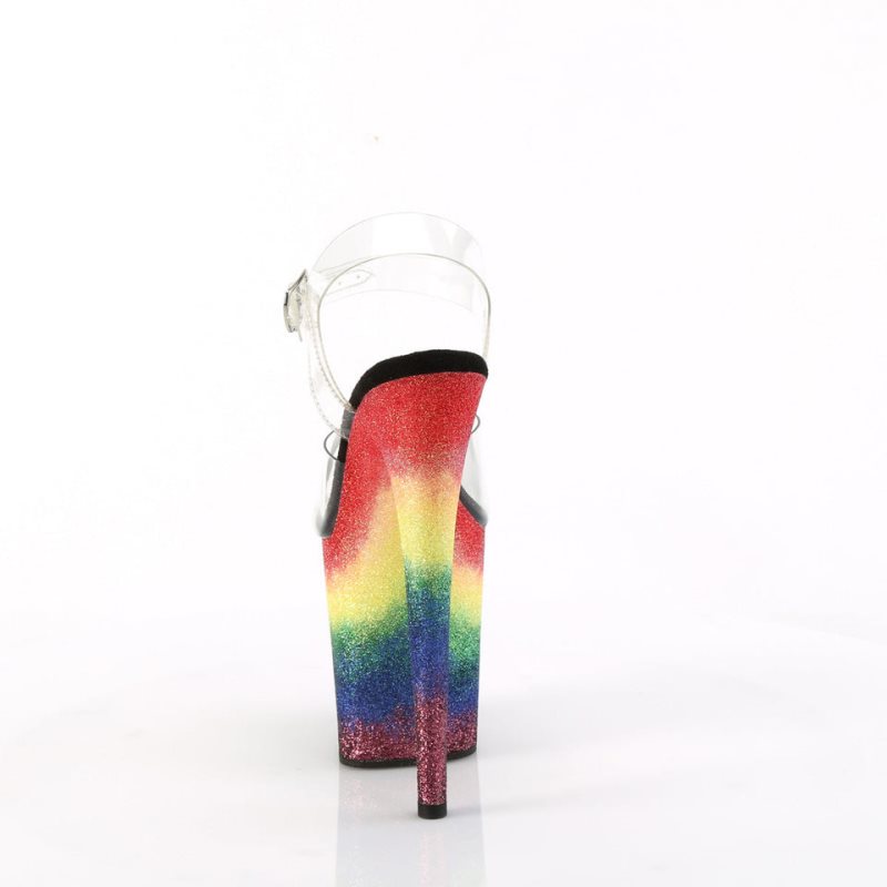 Talons Pleaser Flamingo-808RG-04 Femme Multicolore | PARIS FRXBZHPO