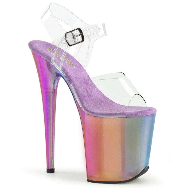 Talons Pleaser Flamingo-808RMT Femme Multicolore | FRANCE FRTAXOZU