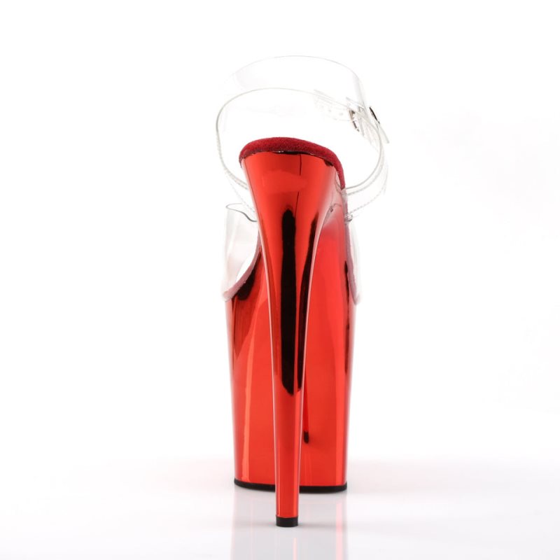 Talons Pleaser Flamingo-808 Femme Rouge | FRANCE FRCSDMXQ