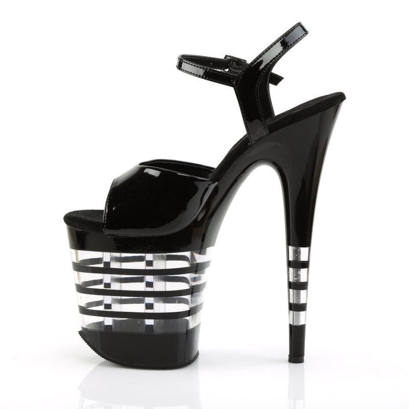 Talons Pleaser Flamingo-809LN Femme Noir | FRANCE FRZILEGF