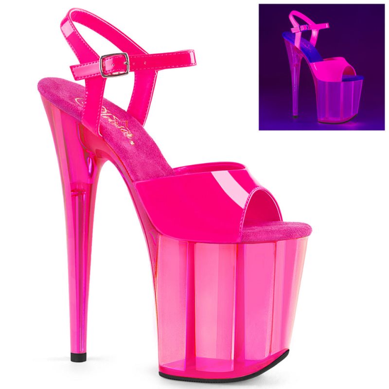 Talons Pleaser Flamingo-809UVT Femme Rose | PARIS FRSFXLIV