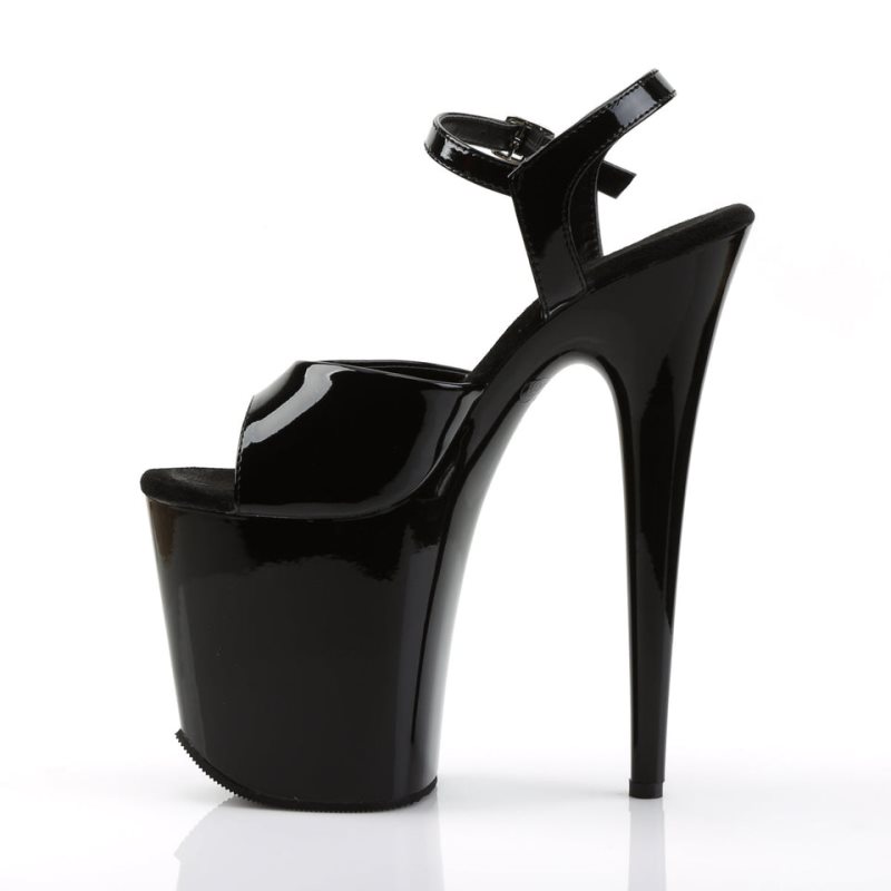 Talons Pleaser Flamingo-809 Femme Noir | PARIS FRITKRCH