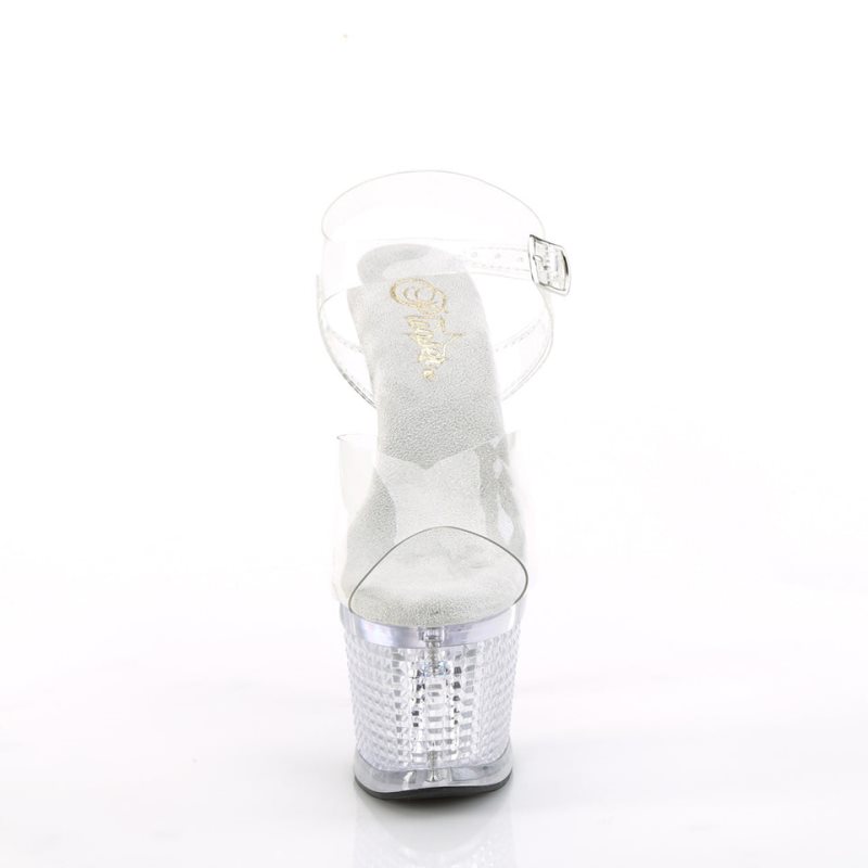 Talons Pleaser Flashdance-708SPEC Femme Clear | FRANCE FRSJUXAH