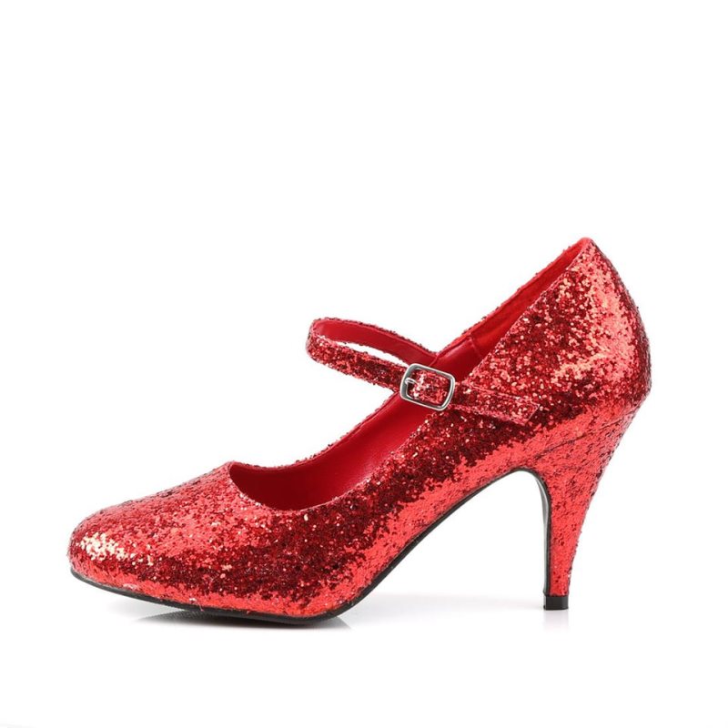 Talons Pleaser Glinda-50G Femme Rouge | PARIS FREZXYDP