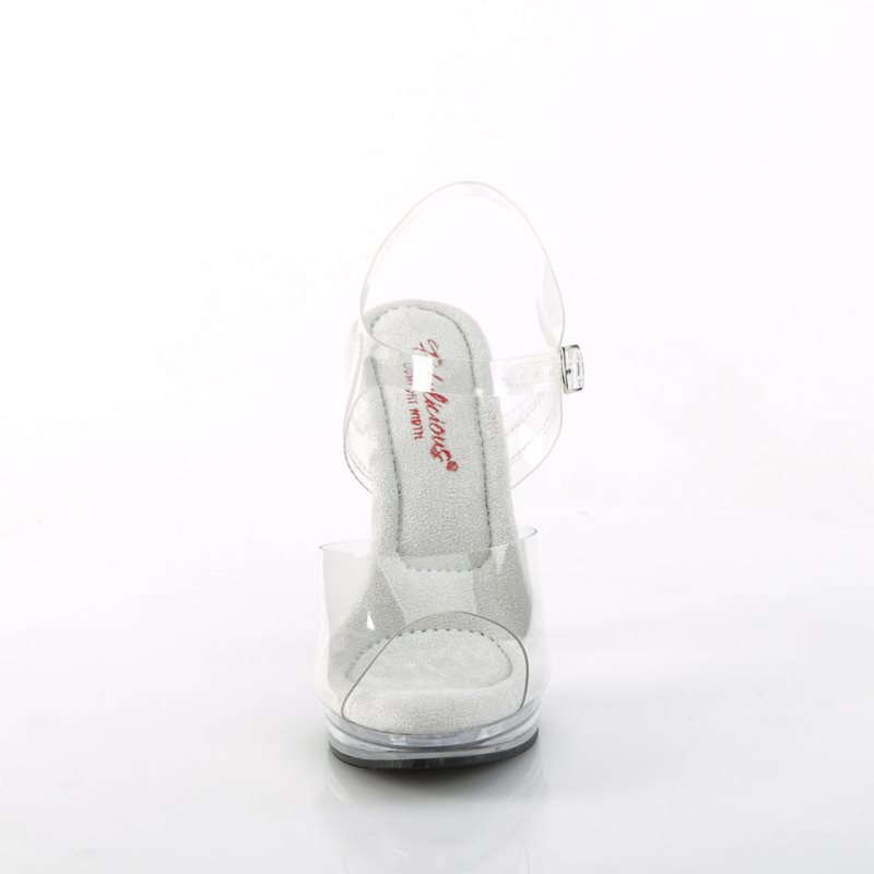 Talons Pleaser Glory-508 Femme Clear | PARIS FRMQENAR