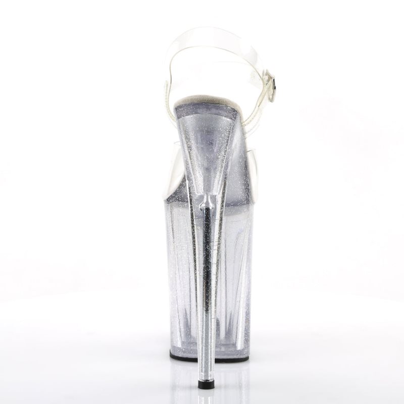 Talons Pleaser Infinity-908MG Femme Clear | FRANCE FRDGVSPN