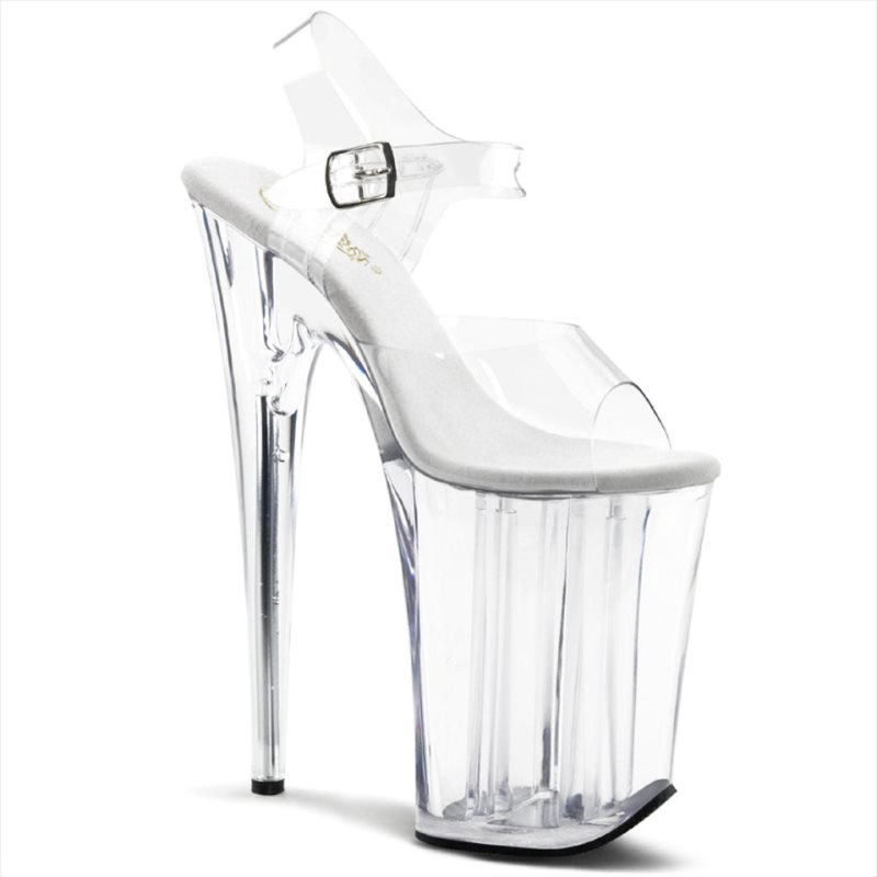 Talons Pleaser Infinity-908 Femme Clear | PARIS FRWORHLP