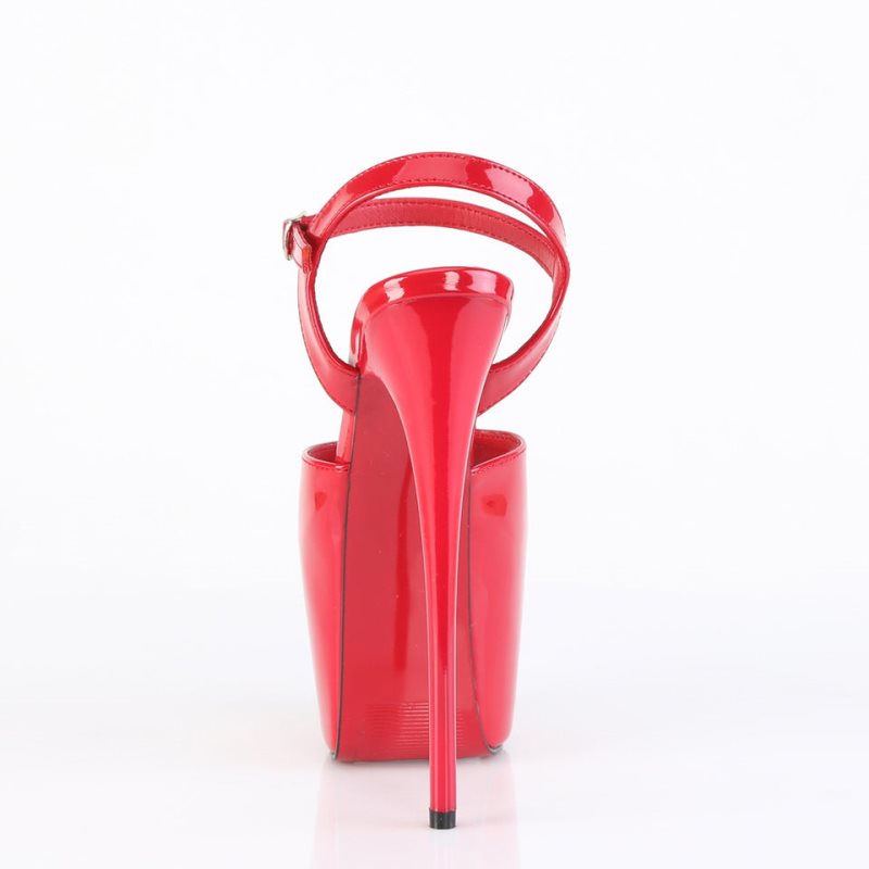 Talons Pleaser Jubilant-09 Femme Rouge | FRANCE FRTLUFYQ