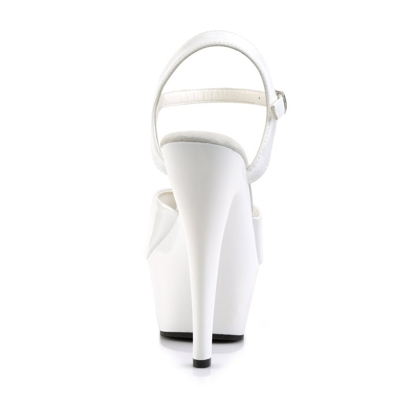 Talons Pleaser Kiss-209 Femme Blanche | PARIS FRFXSZLO