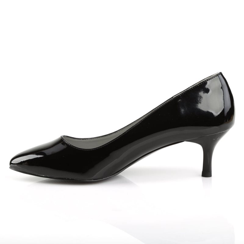 Talons Pleaser Kitten-01 Femme Noir | PARIS FRWGIATC