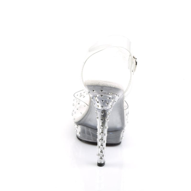 Talons Pleaser Lip-108RS Femme Clear | PARIS FREZNBTF