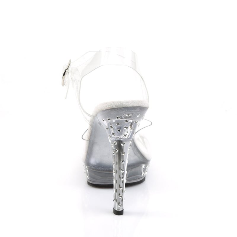 Talons Pleaser Lip-108SDT Femme Clear | PARIS FRAKOTXN