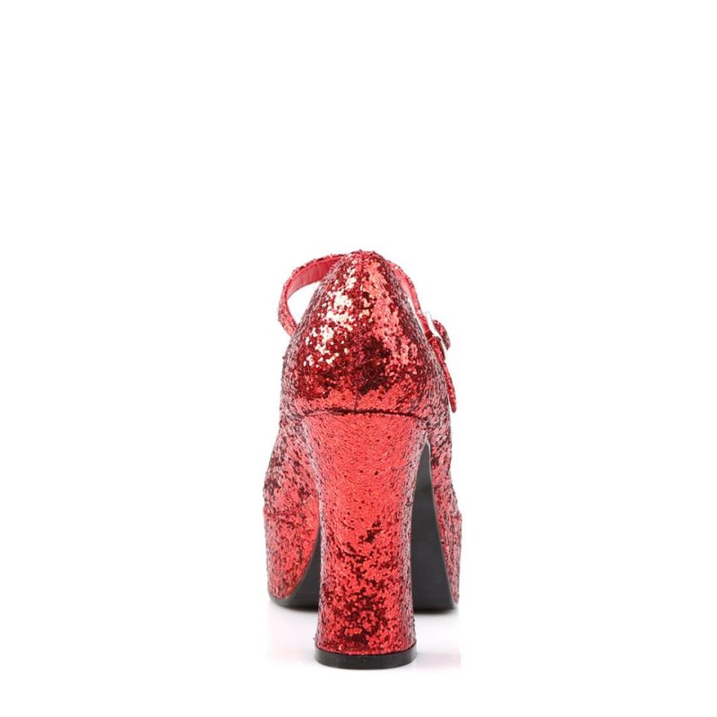 Talons Pleaser Maryjane-50G Femme Rouge | FRANCE FROQAKWS