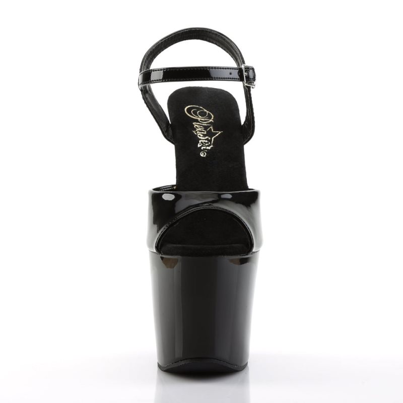 Talons Pleaser Revolver-709 Femme Noir | PARIS FRECYQAT