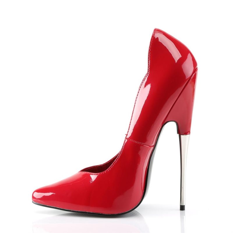 Talons Pleaser Scream-01 Femme Rouge | PARIS FRJGREXF