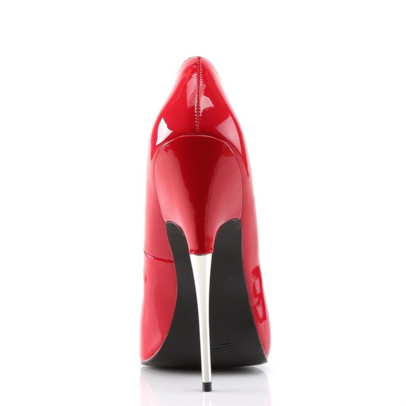 Talons Pleaser Scream-01 Femme Rouge | PARIS FRJGREXF