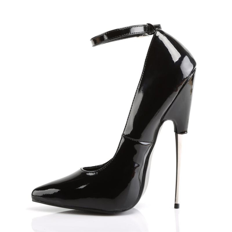 Talons Pleaser Scream-12 Femme Noir | FRANCE FRJAMEVP