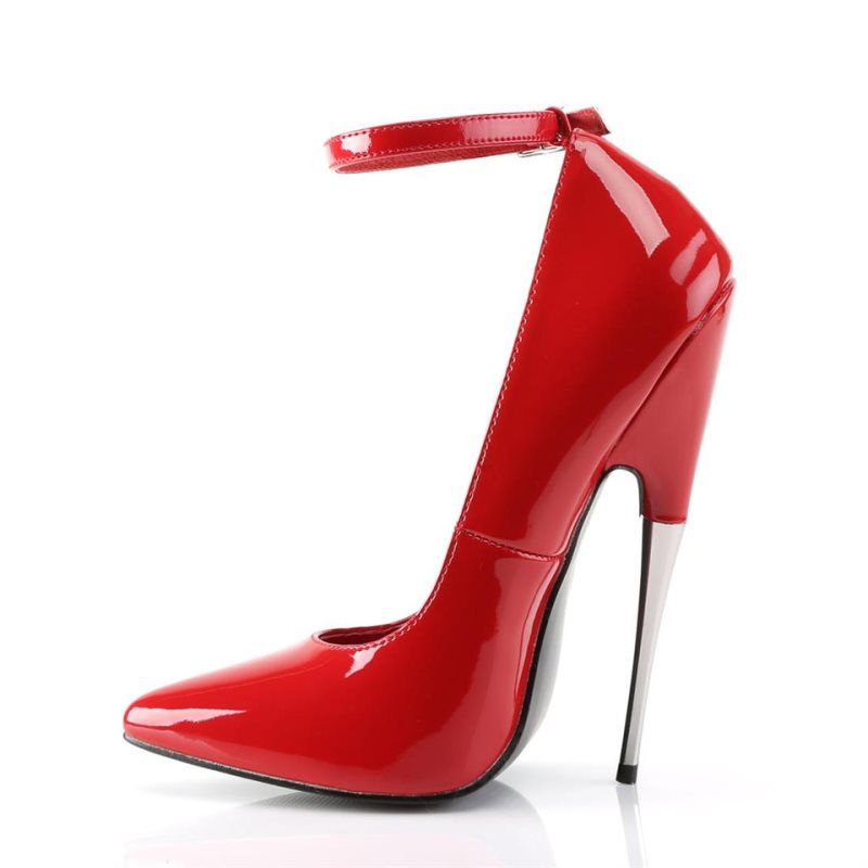 Talons Pleaser Scream-12 Femme Rouge | PARIS FRAVNTDQ