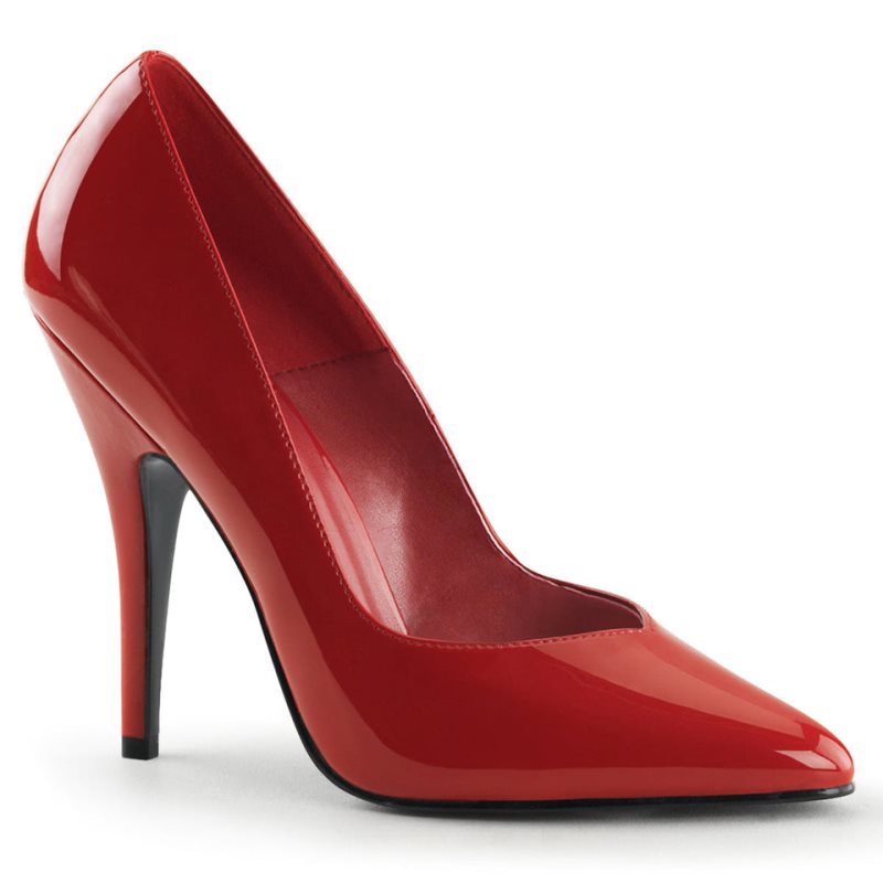 Talons Pleaser Seduce-420V Femme Rouge | PARIS FRMHXCVP