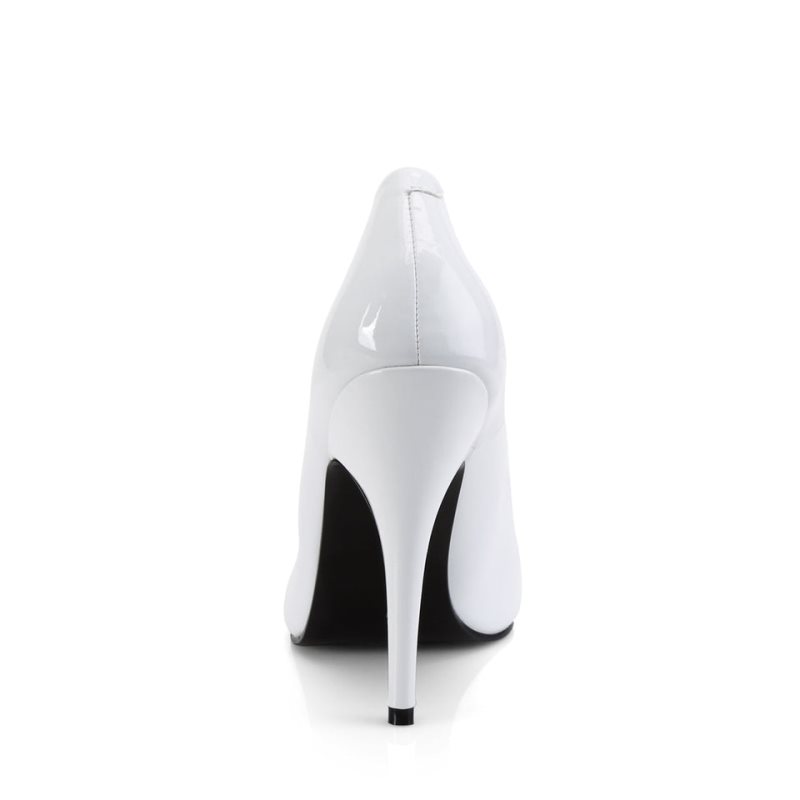 Talons Pleaser Seduce-420 Femme Blanche | PARIS FRUKMTBI