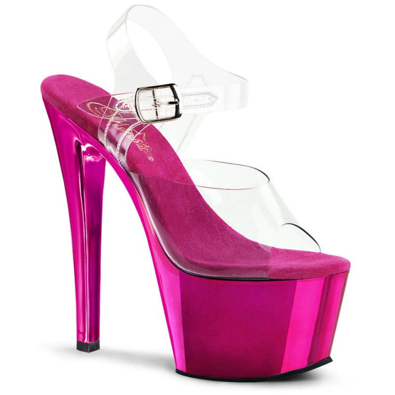 Talons Pleaser Sky-308 Femme Rose | FRANCE FRCGSVWX