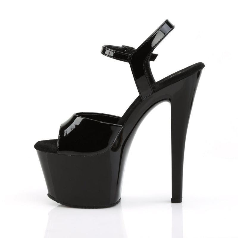 Talons Pleaser Sky-309 Femme Noir | PARIS FRECKVIL