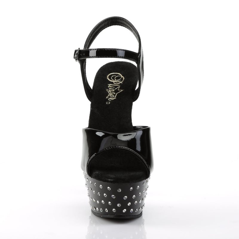 Talons Pleaser Stardust-609 Femme Noir | PARIS FREIZPRB