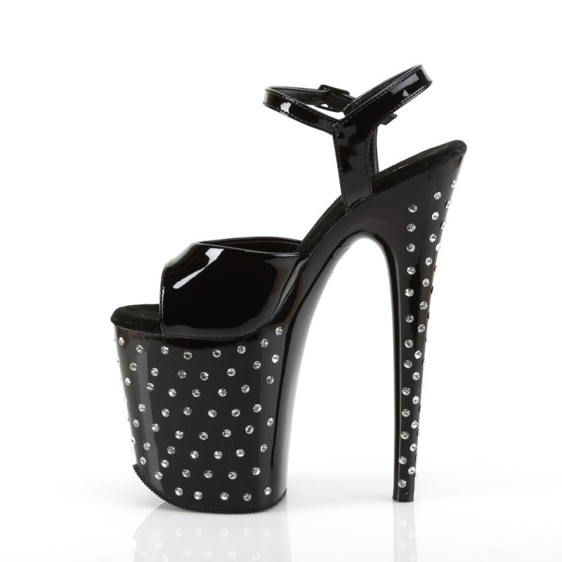 Talons Pleaser Stardust-809 Femme Noir | PARIS FRODSRXY