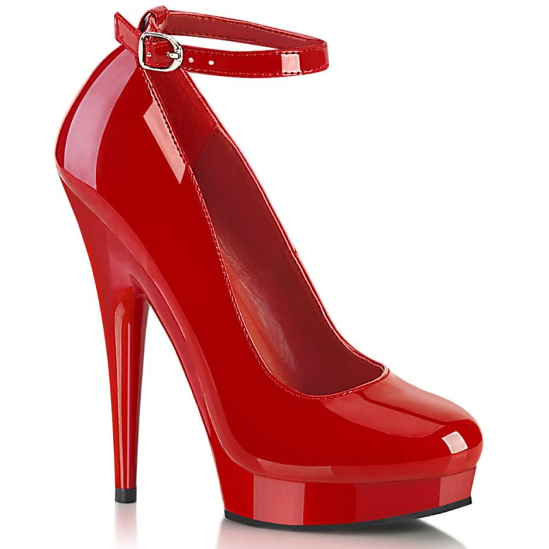 Talons Pleaser Sultry-686 Femme Rouge | PARIS FRPHCYTR