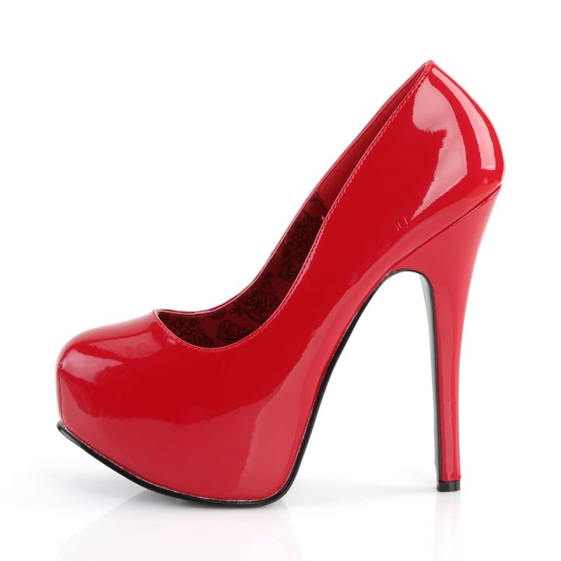 Talons Pleaser Teeze-06 Femme Rouge | PARIS FRMTBKZO