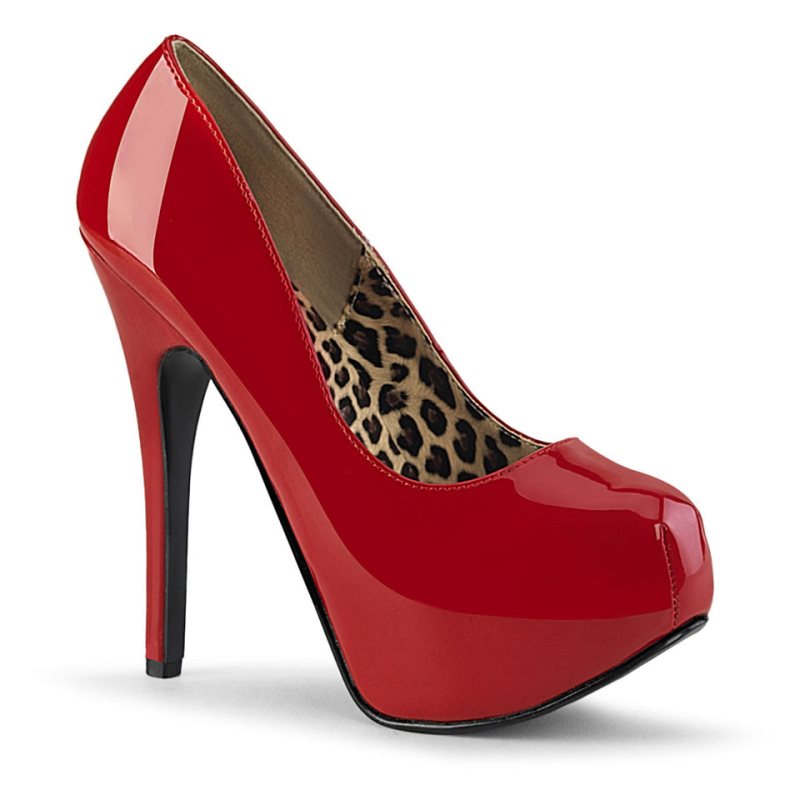 Talons Pleaser Teeze-06 Femme Rouge | PARIS FRMTBKZO