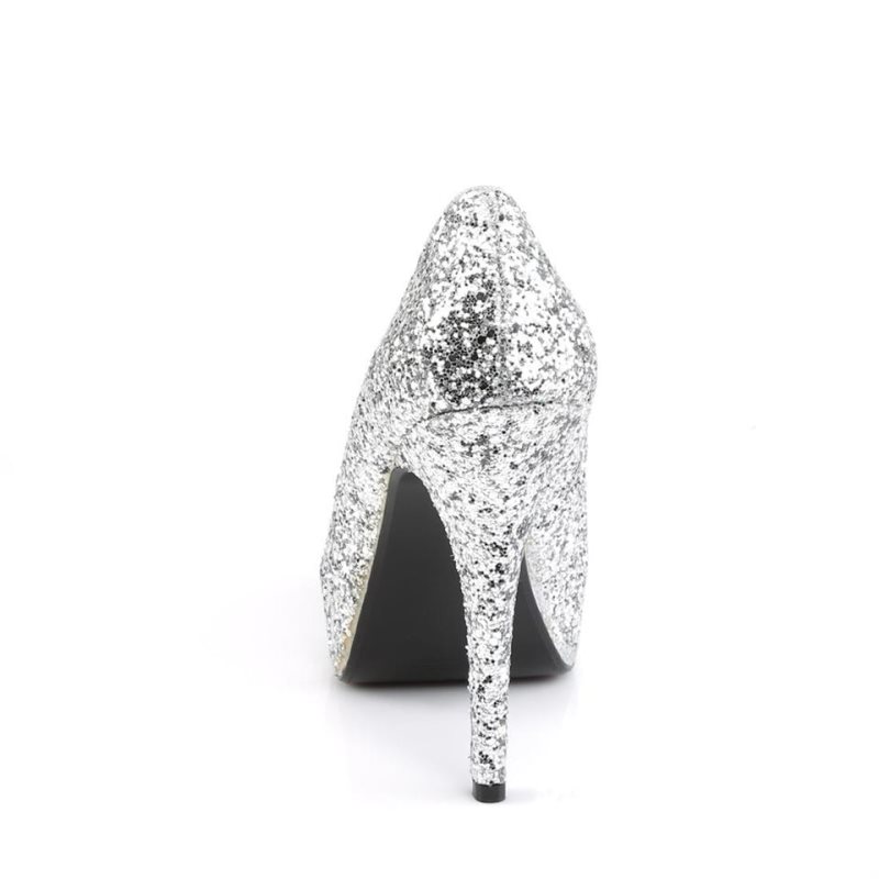 Talons Pleaser Twinkle-18G Femme Argent | PARIS FRRAZMJX