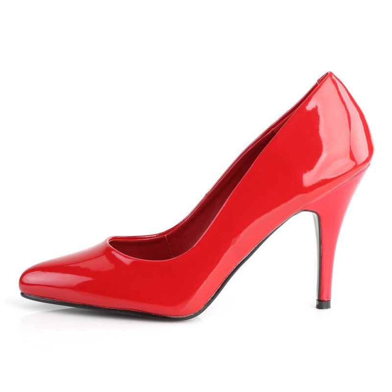 Talons Pleaser Vanity-420 Femme Rouge | FRANCE FRPEAZIO