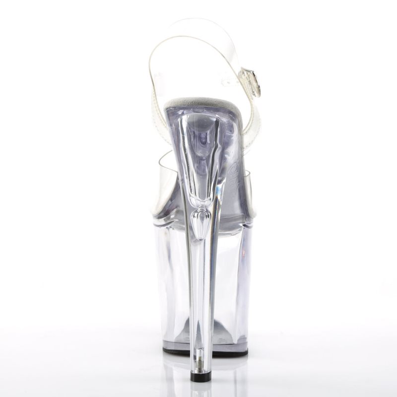 Talons Pleaser Xtreme-808 Femme Clear | PARIS FRJIGNYS